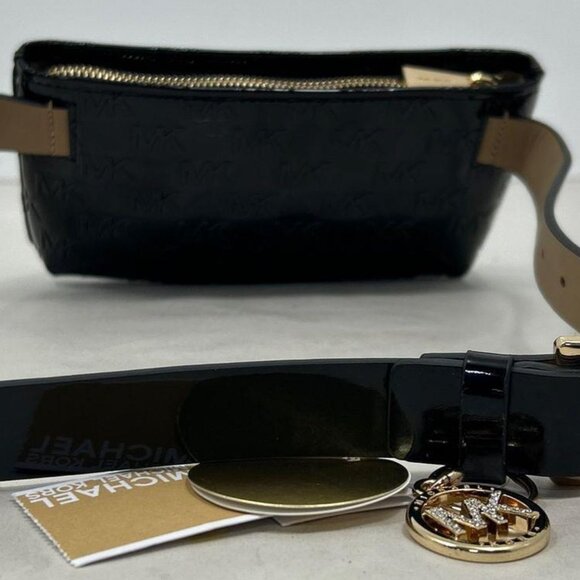 NWT Michael Kors Logo Debossed Belt Bag S/M - Picture 4 of 11